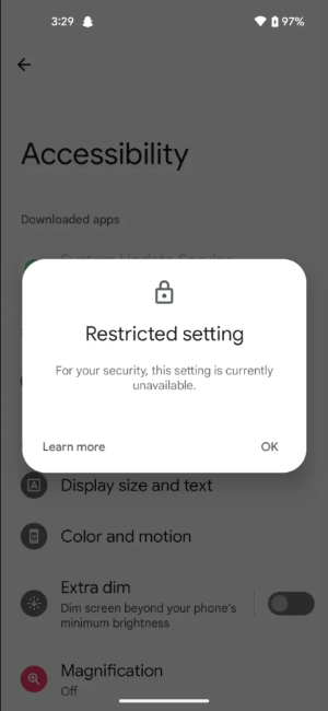 Configurações do Android 1