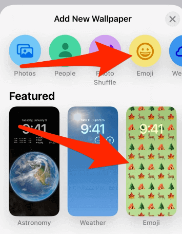 adicionar novo papel de parede