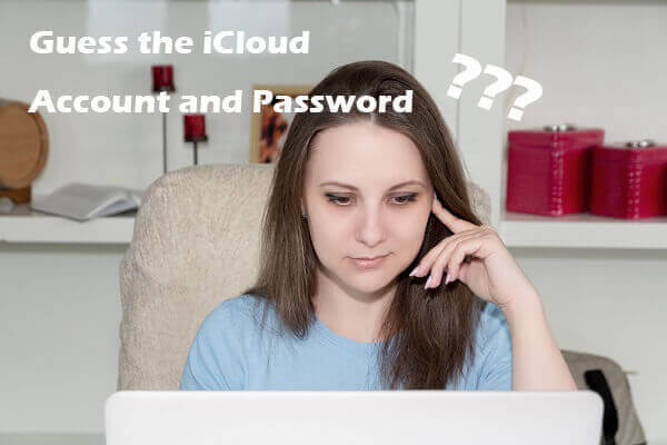 iCloud-Konto und Passwort erraten