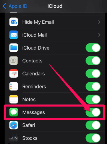 icloud messages