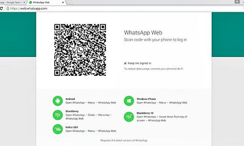 Melden Sie sich bei WhatsApp des Freundes auf WhatsApp Web an