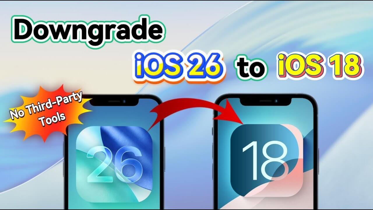 downgrade ios 26 beta thumbnail