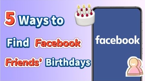 find facebook friends birthdays