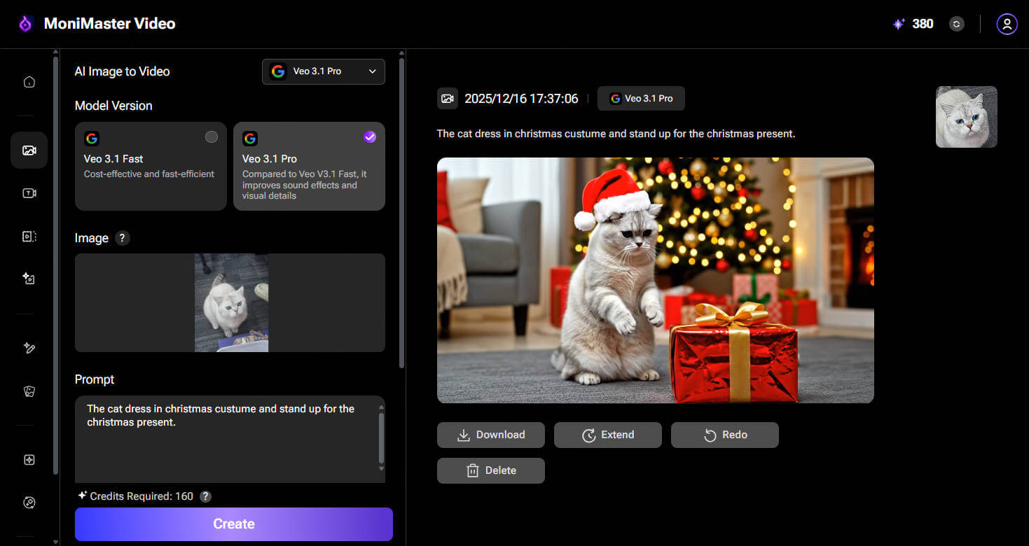 image to video result