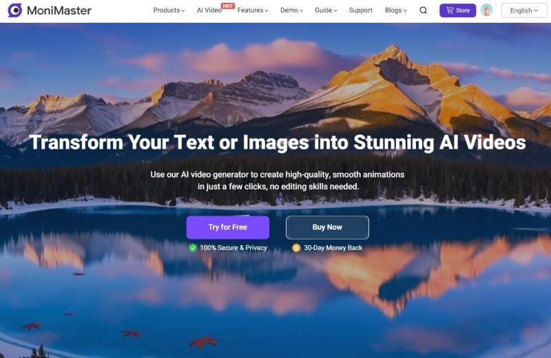 monimaster video homepage