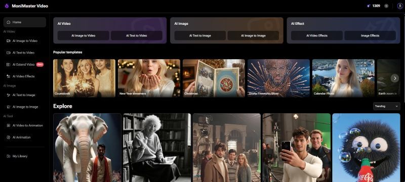 monimaster text to video