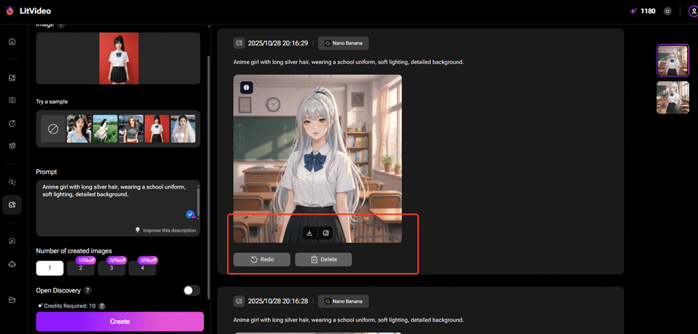 Step 4 Generate and Review Your Anime Profile Image