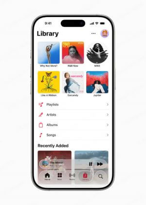 apple music ios26 widgets