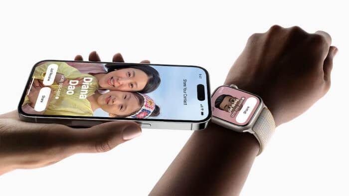 apple watch namedrop