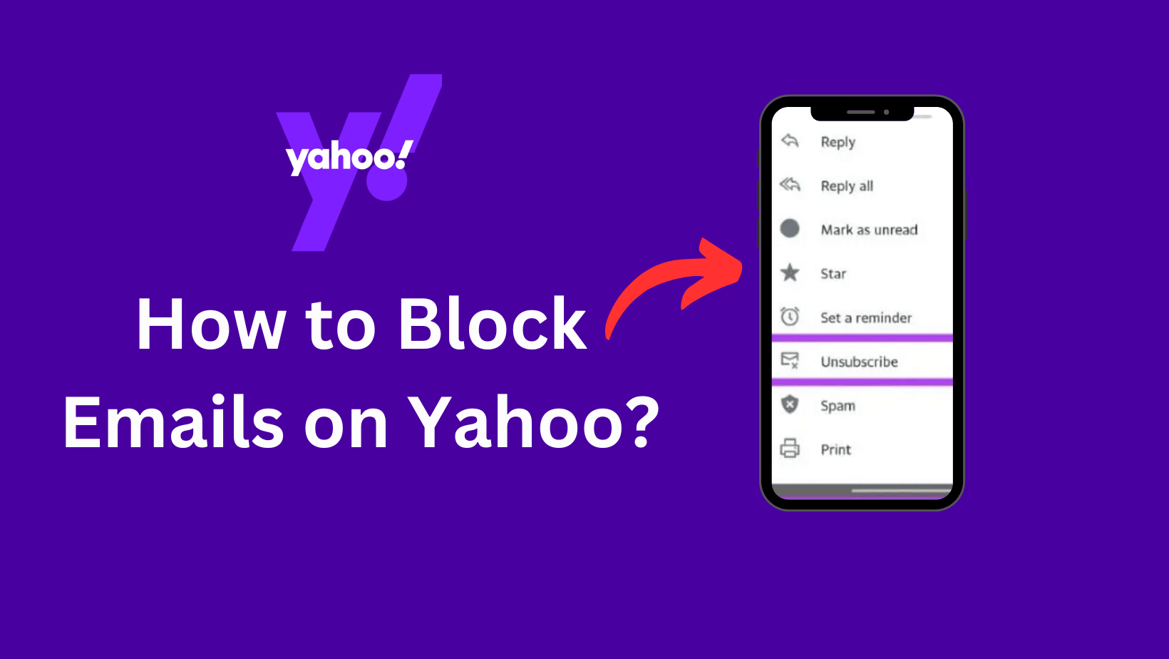 block emails on yahoo