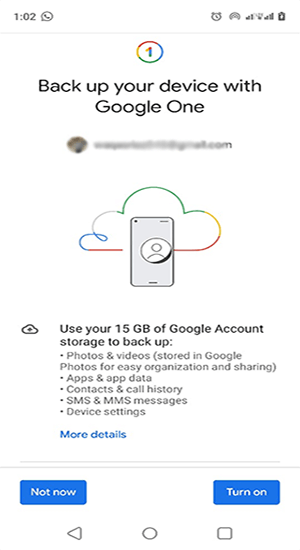 clone android device with google account