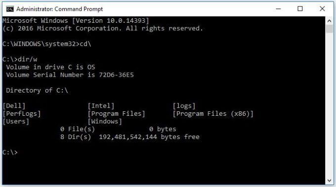 command prompt