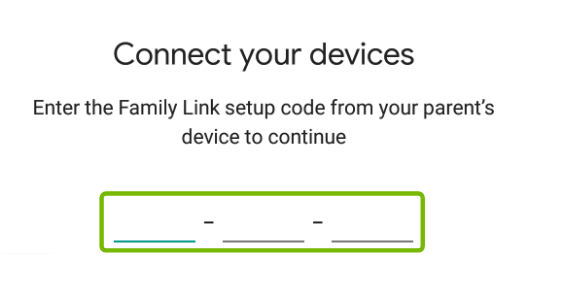 connect device family link