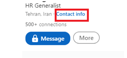 contact info linkedin