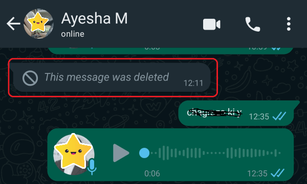 deleted messages whatsapp