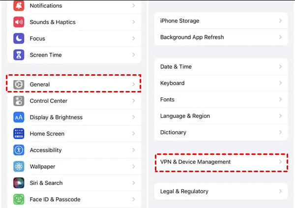 downgrade ios 18 beta by settings