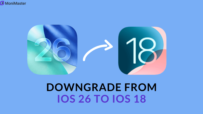 downgrade ios 26