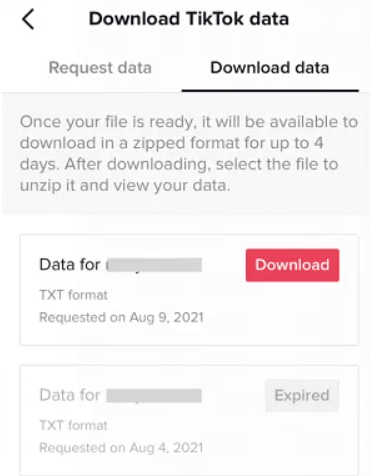 download data tiktok iphone