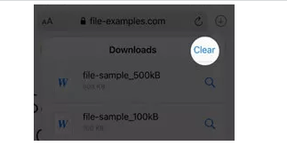 erase all download documents