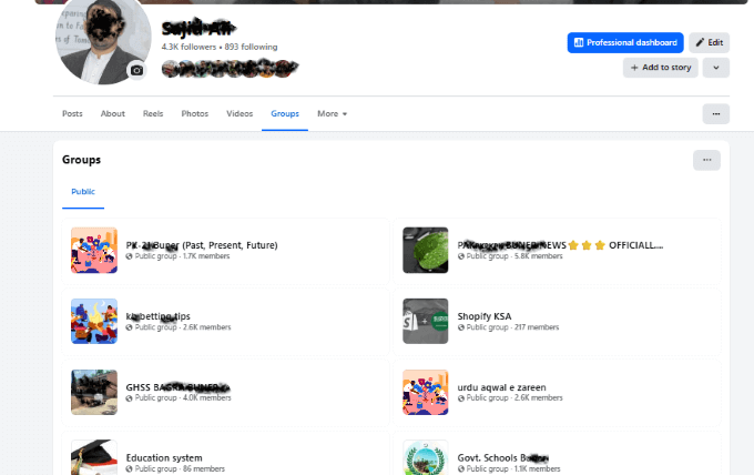 facebook group