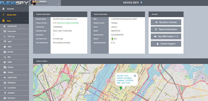 flexispy friend locator