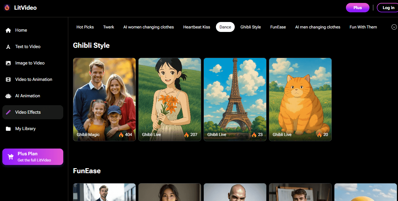 choose ghibli style