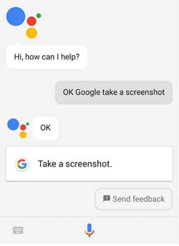 ues google assistant to save view once photo