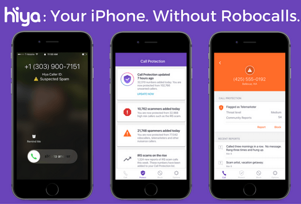 hiya caller id blocker