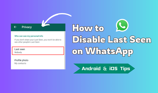 How to Disable Last Seen on WhatsApp [Android & iOS Full Guide]