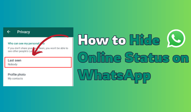 how to hide online status on whatsapp