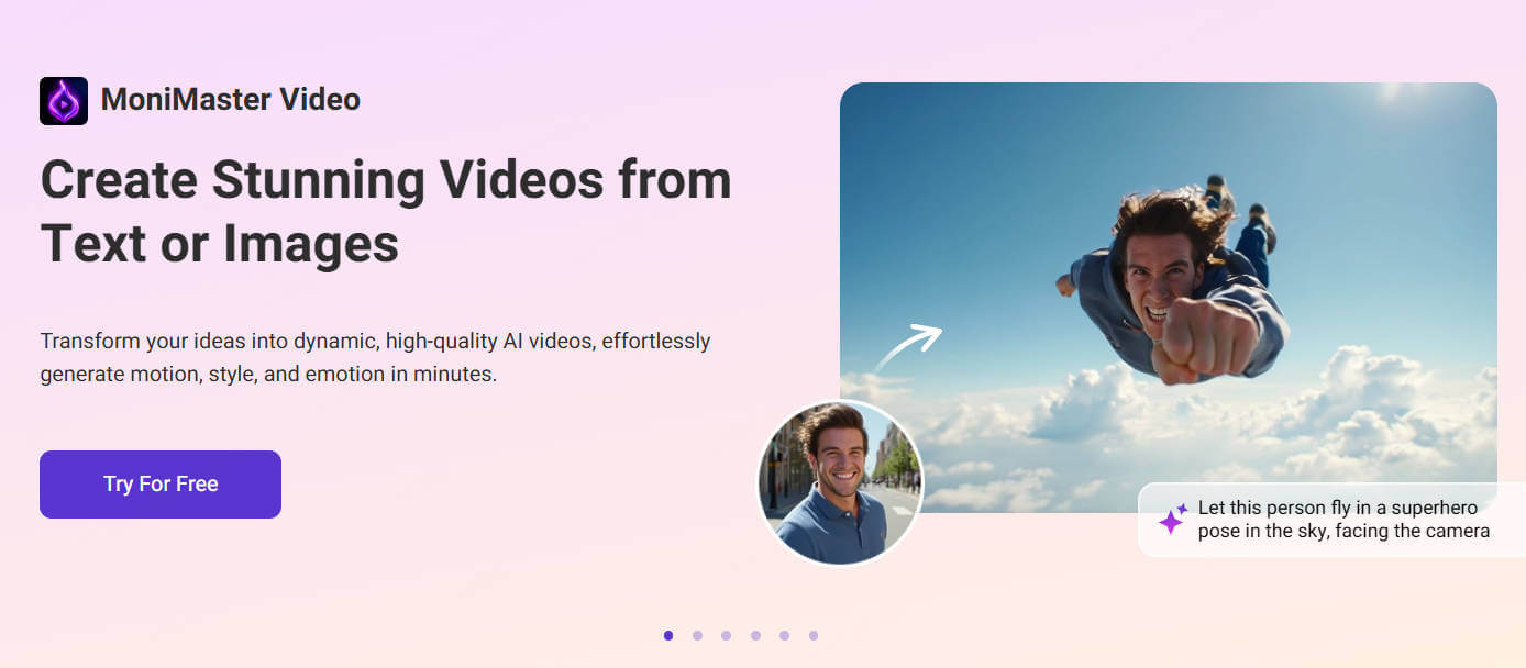 monimaster video homepage