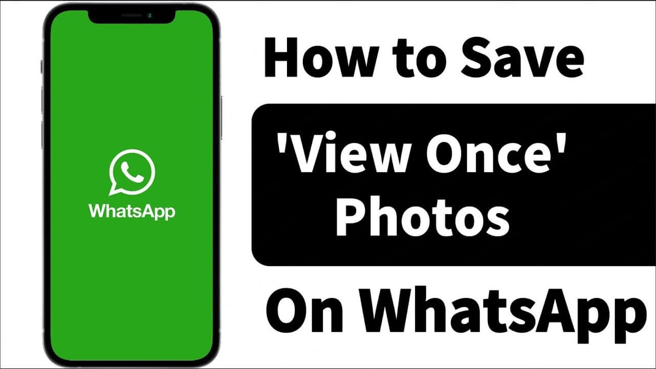 how to save whatsapp view once