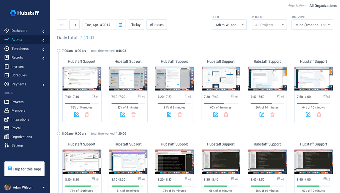 hubstuff employee monitoring