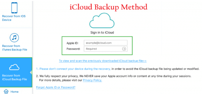 icloud data backups