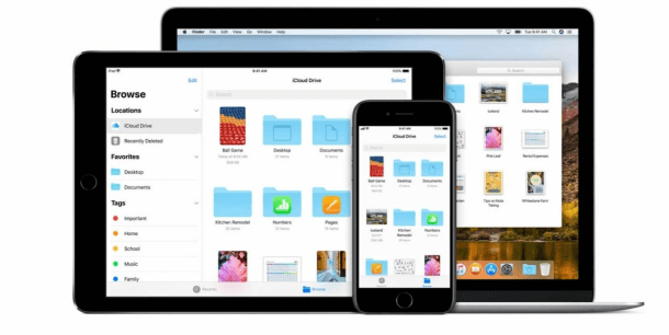 icloud on mac iphone ipad