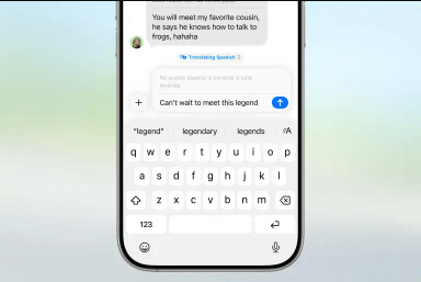 ios 26 live translation message