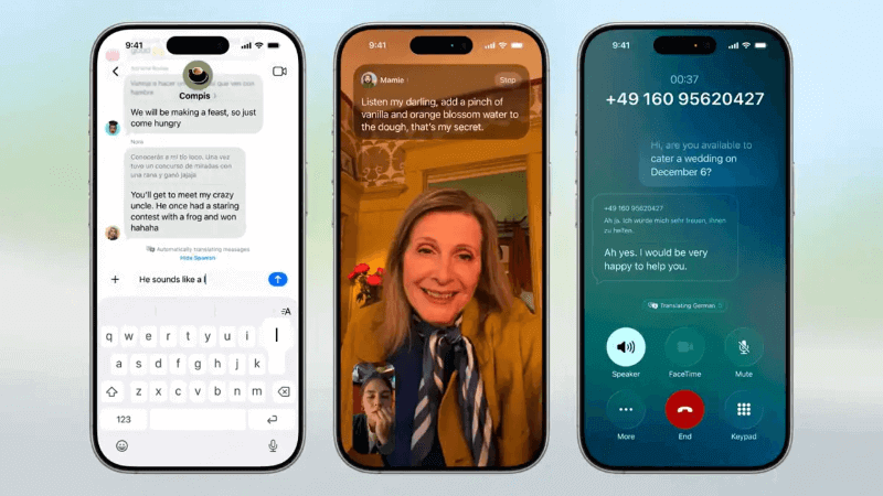 ios 26 live translation