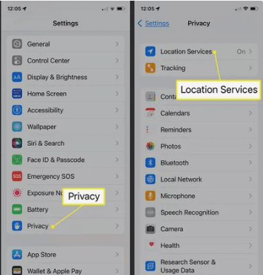 iphone location history setting