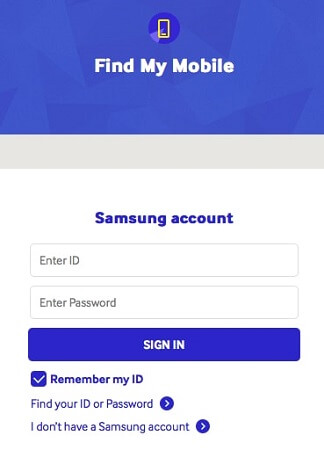 login to samsung account