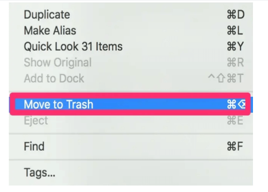 move chosen records into the trash