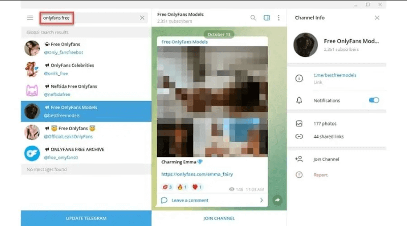onlyfans telegram