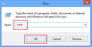 run dialog box first