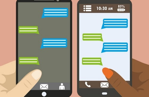 read text message from another phone