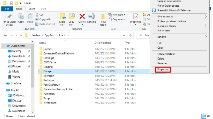 recover deleted history from previous versions
