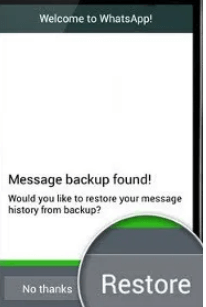 recover whatsapp deleted messages by default backup