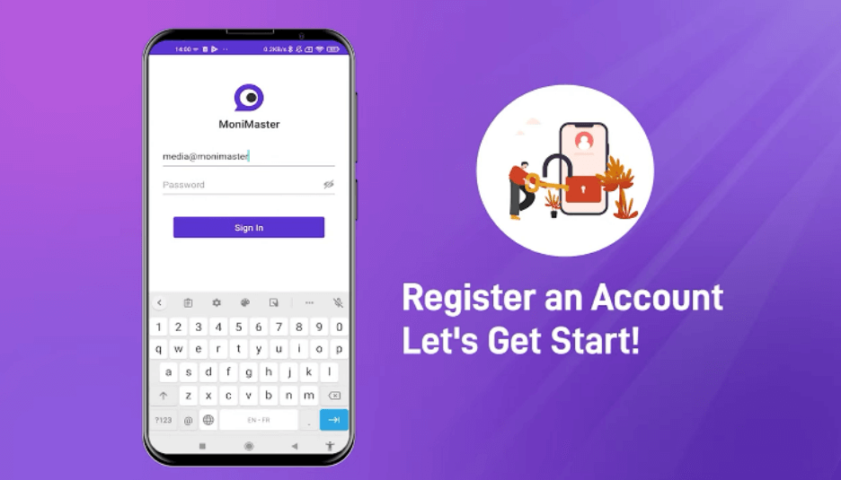 register a monimaster account