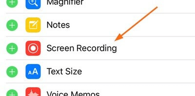 screen record on iphone