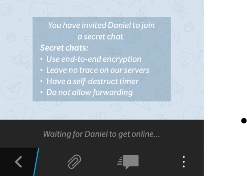 secret chats telegram