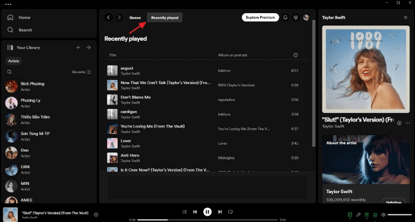 spotify listening desktop