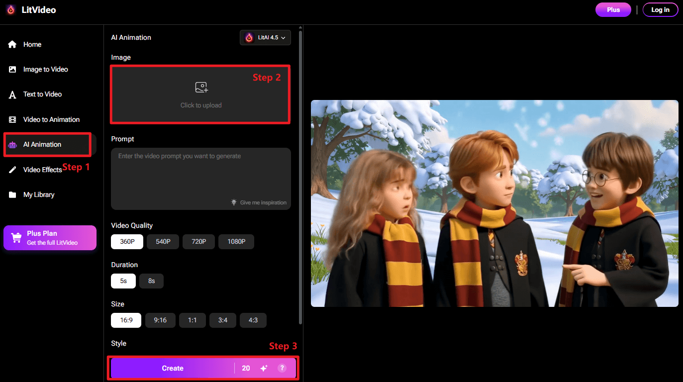 steps to make ai animated video